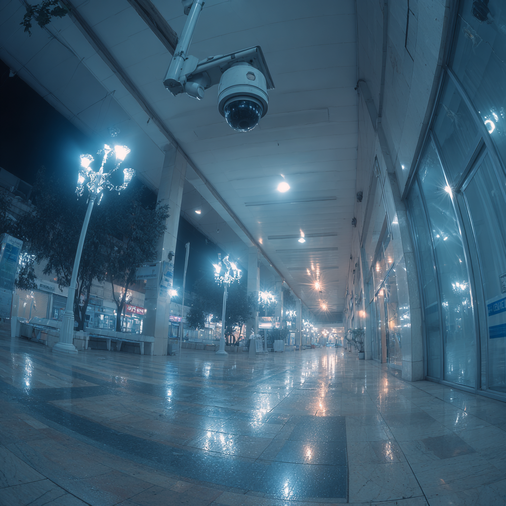 Night Vision CCTV - Shopping Mall