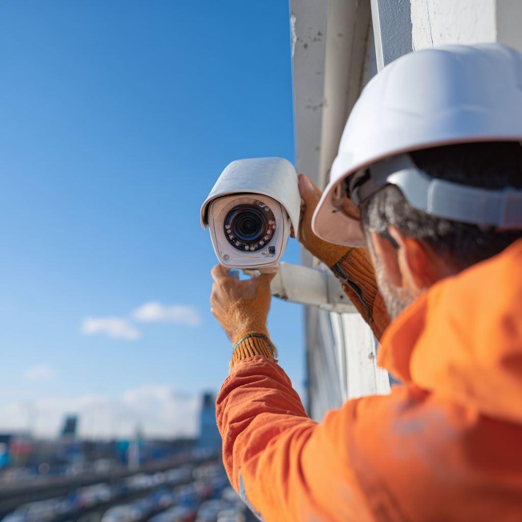 Team Installing CCTV Cameras